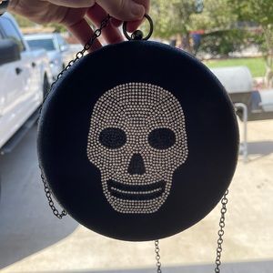 Skeleton Bedazzle Purse